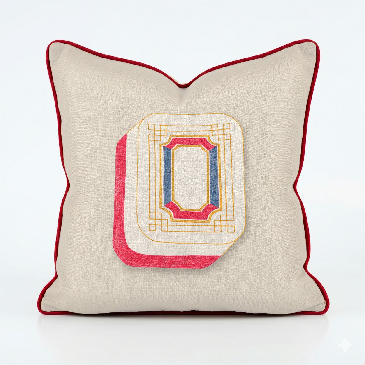 White Dragon Pillow