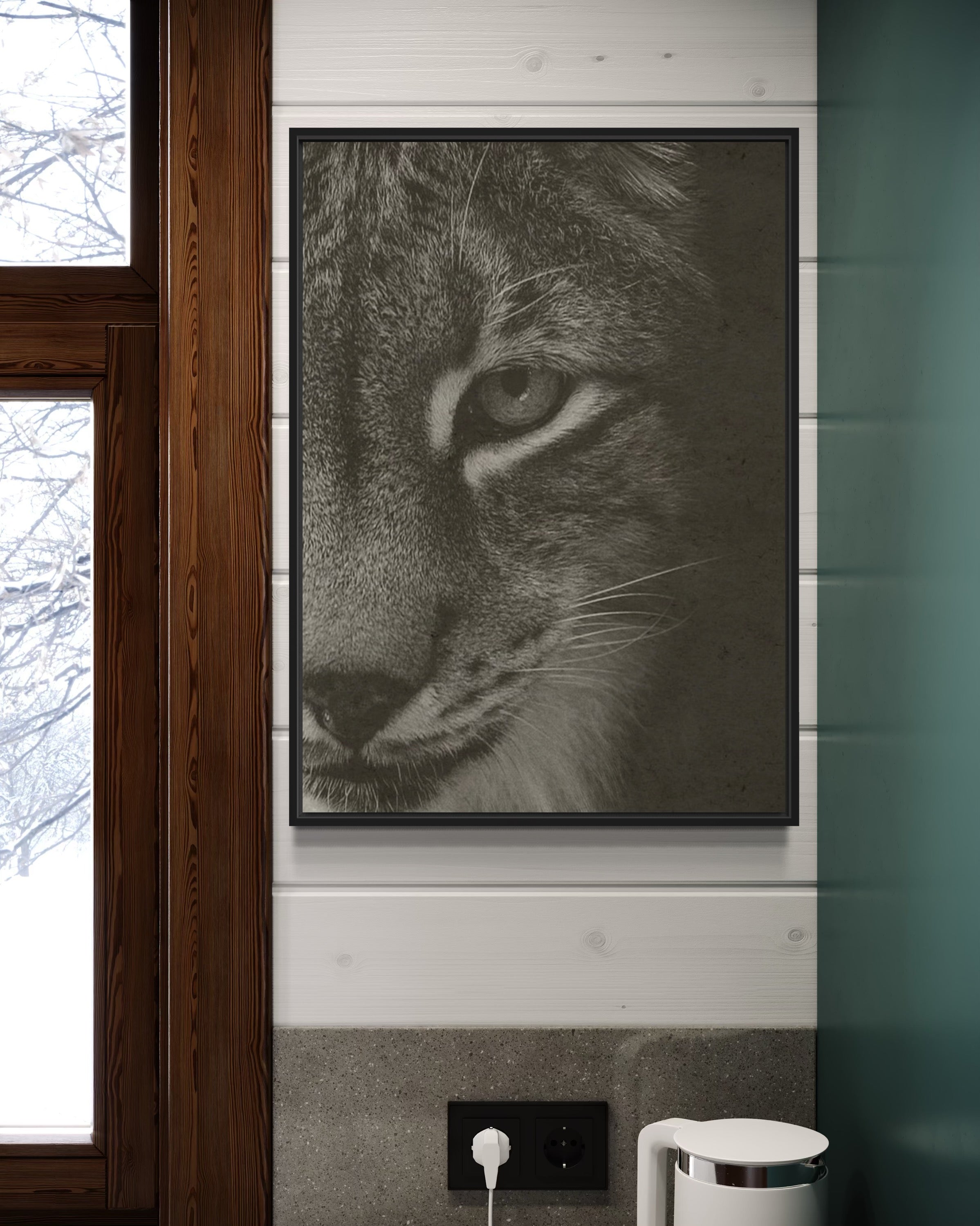 Lynx Cropped Hemp Art
