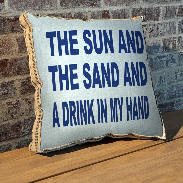 The sun and the sand pillow