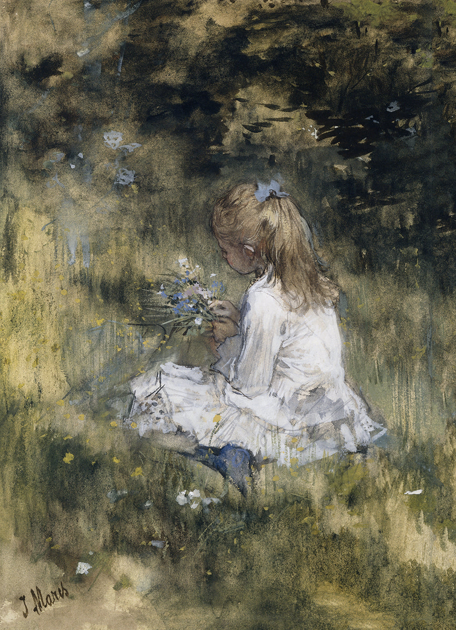 Girl in Meadow