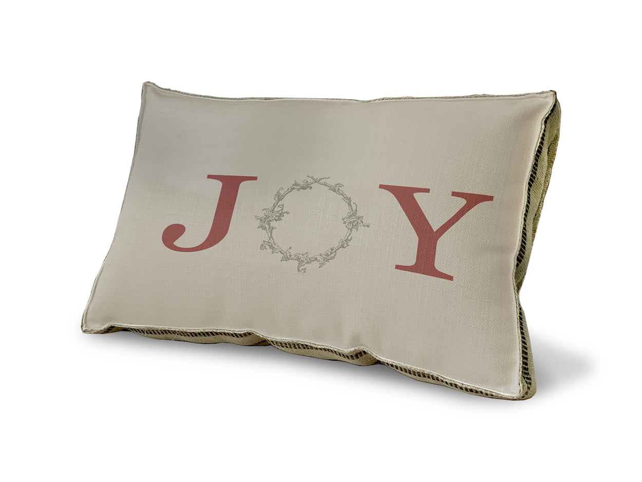 Joy Wreath pillow