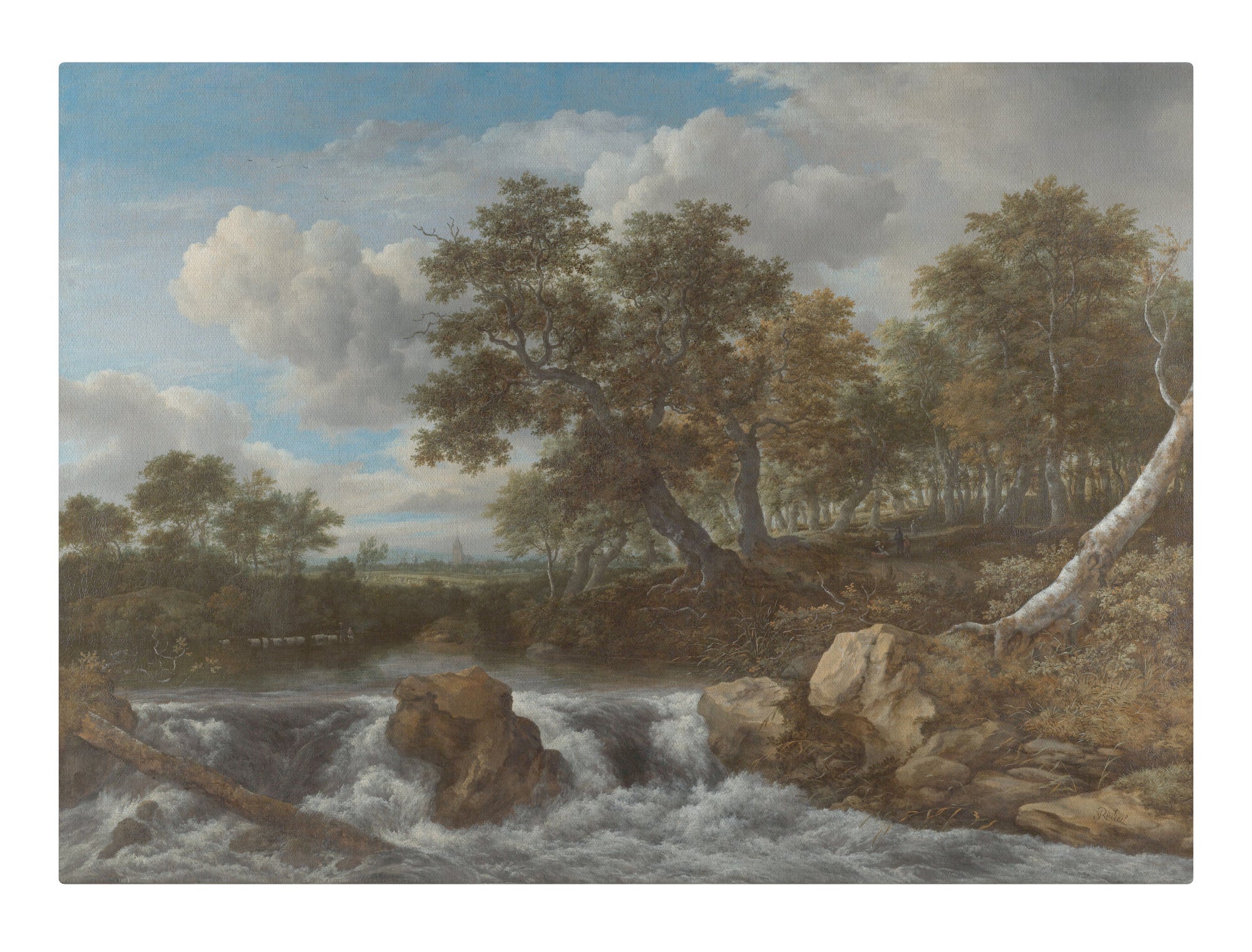 Landscape with Waterfall