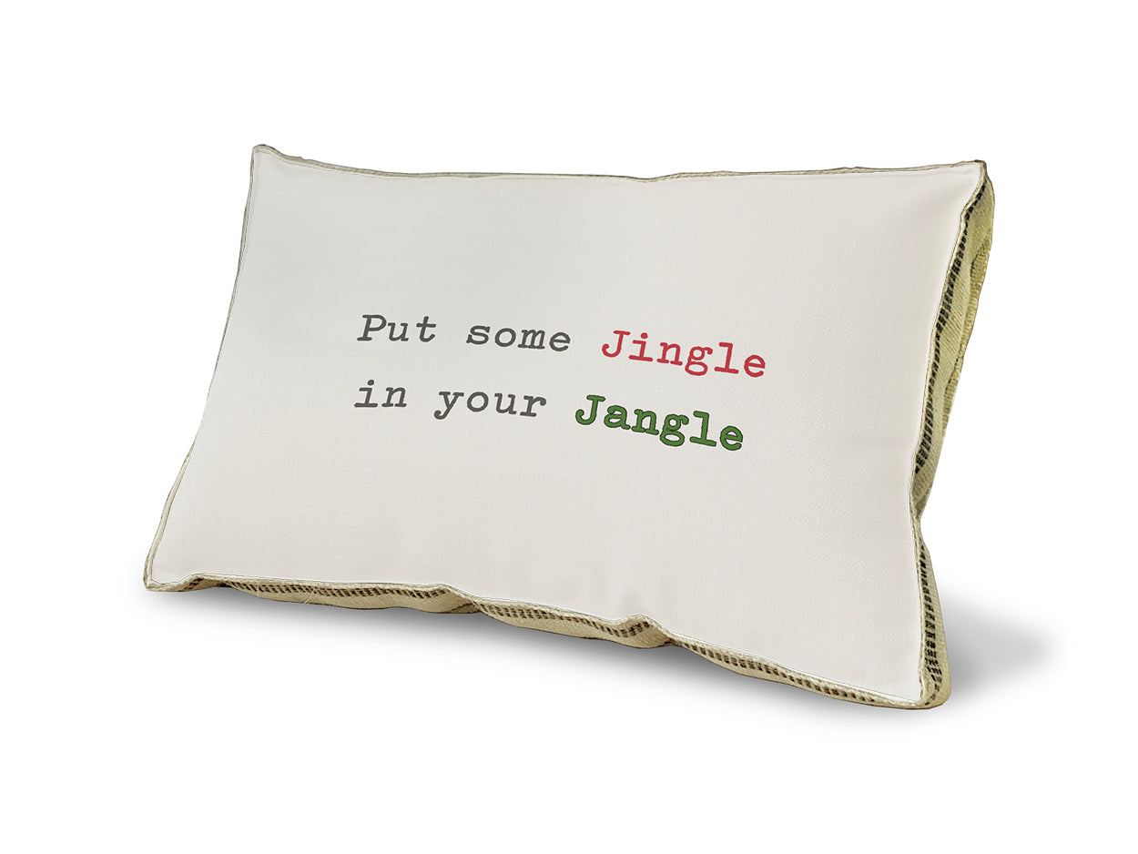 Put Some Jingle In Your Jangle pillow