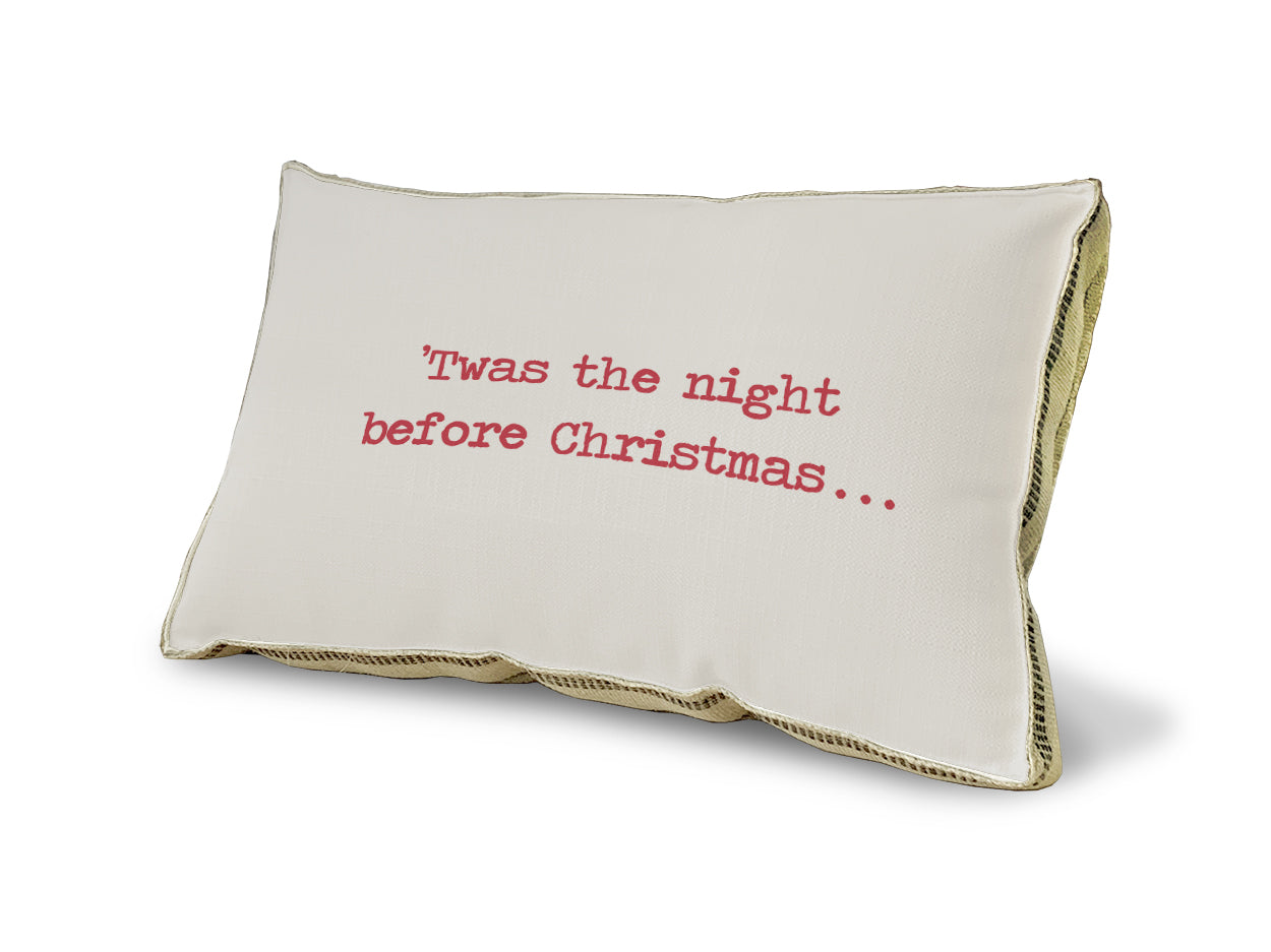 Twas the night before Christmas pillow