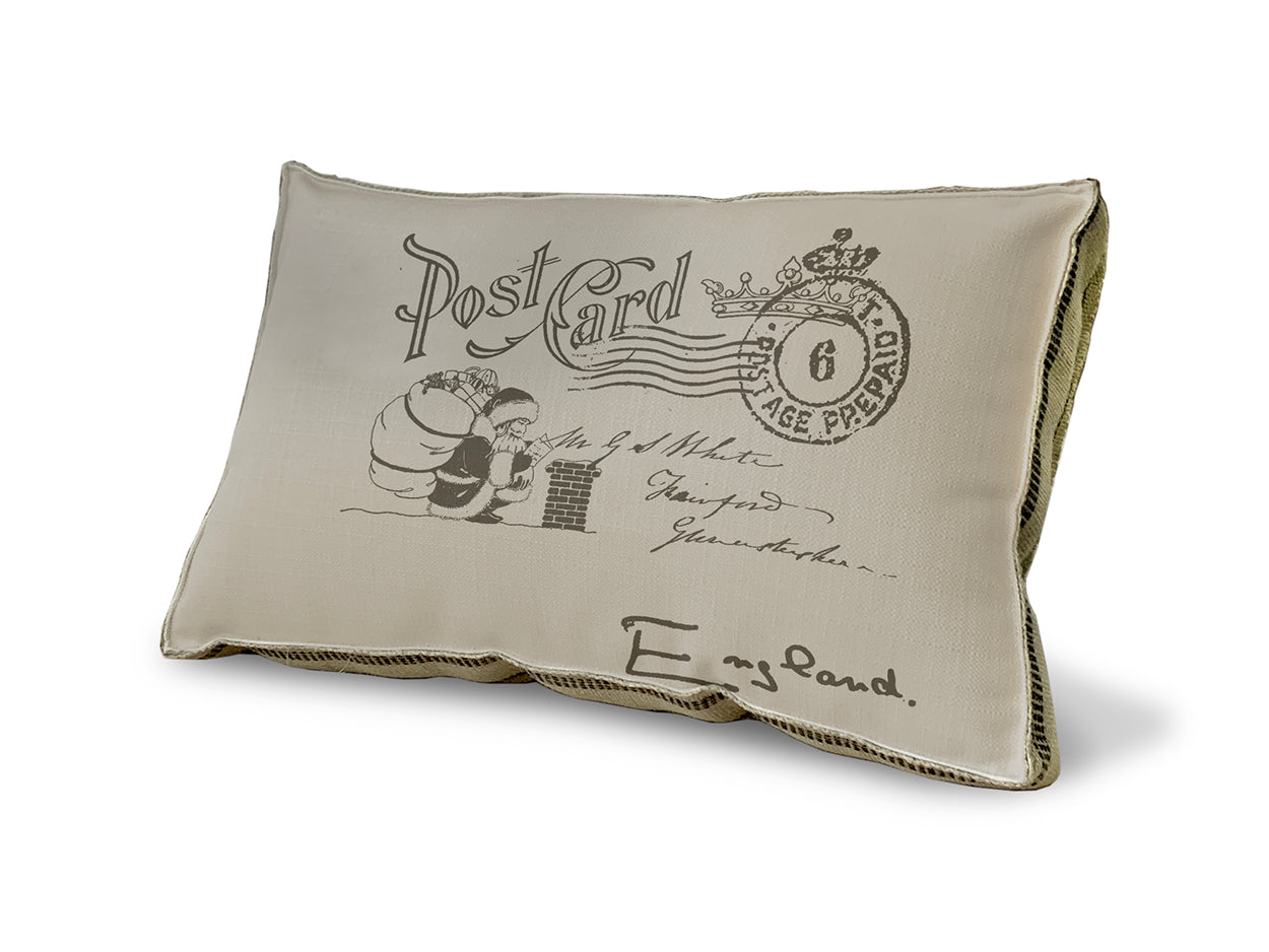 Santa Postcard pillow