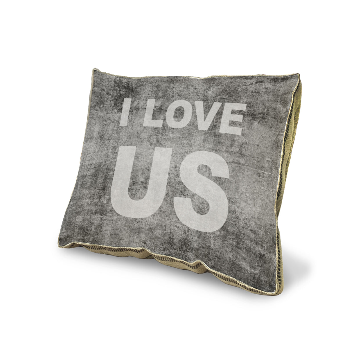 I love us black and white pillow