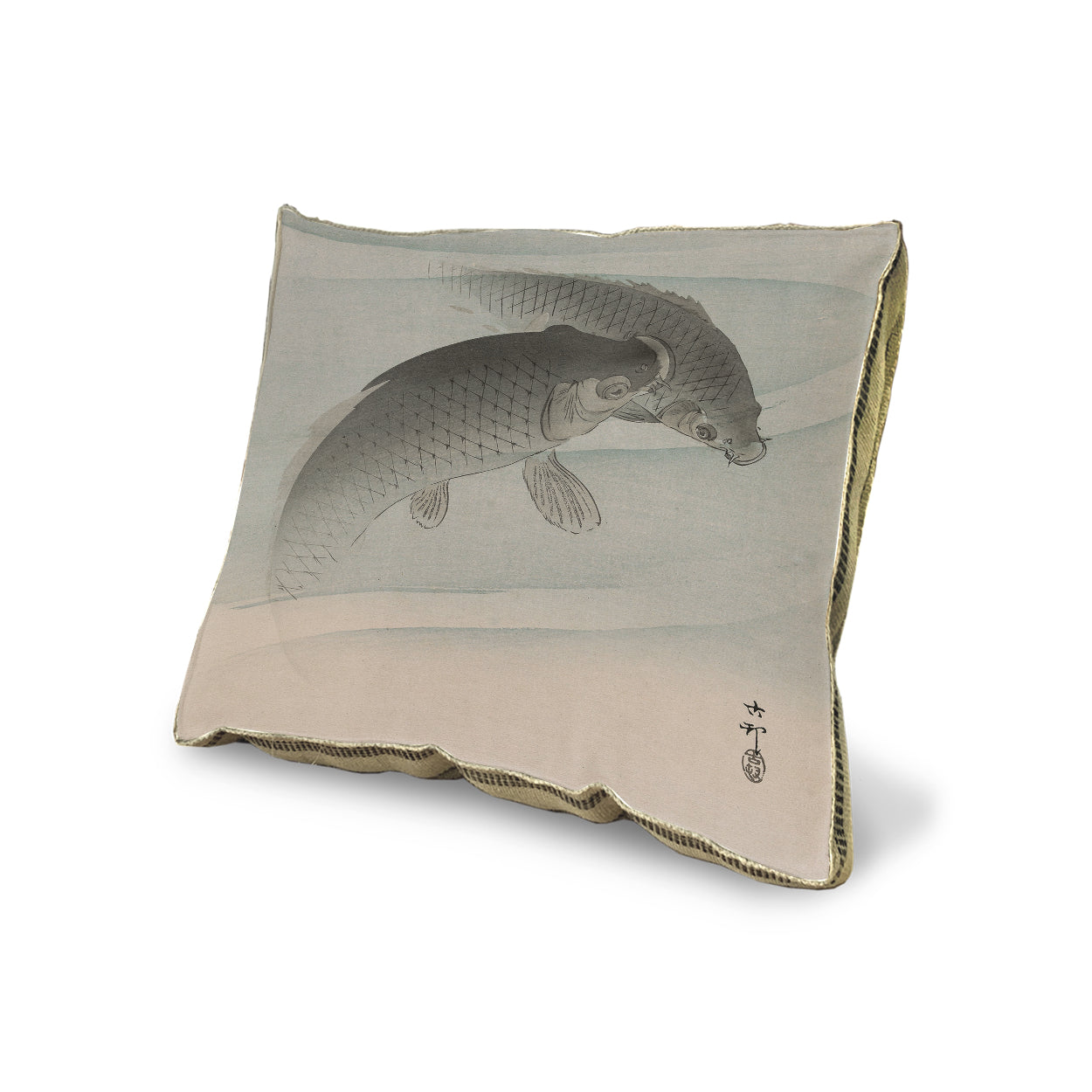 Koi Black I pillow