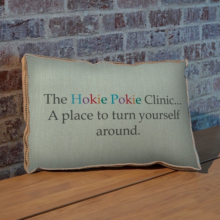 The Hokie Pokie clinic pillow