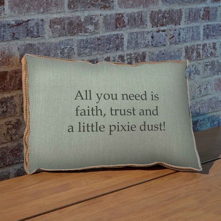 All you need is faith pillow