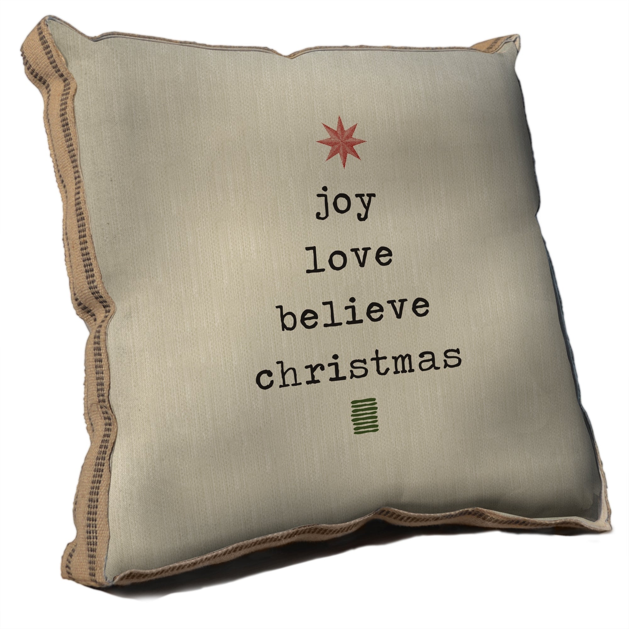 Joy Love Believe pillow