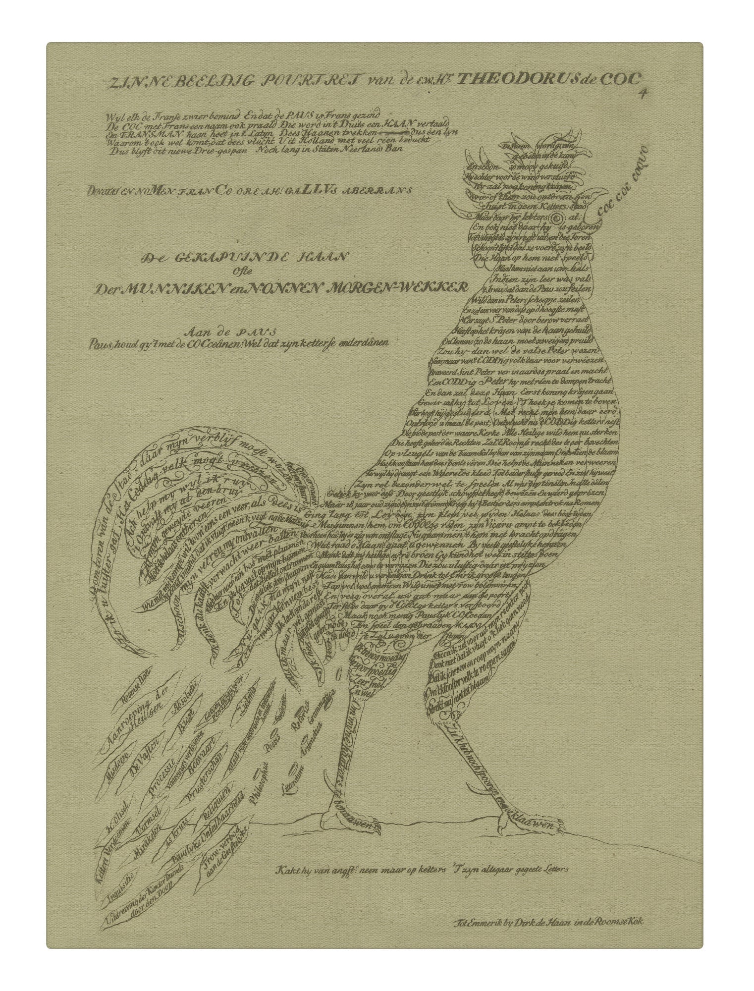 Rooster drawing