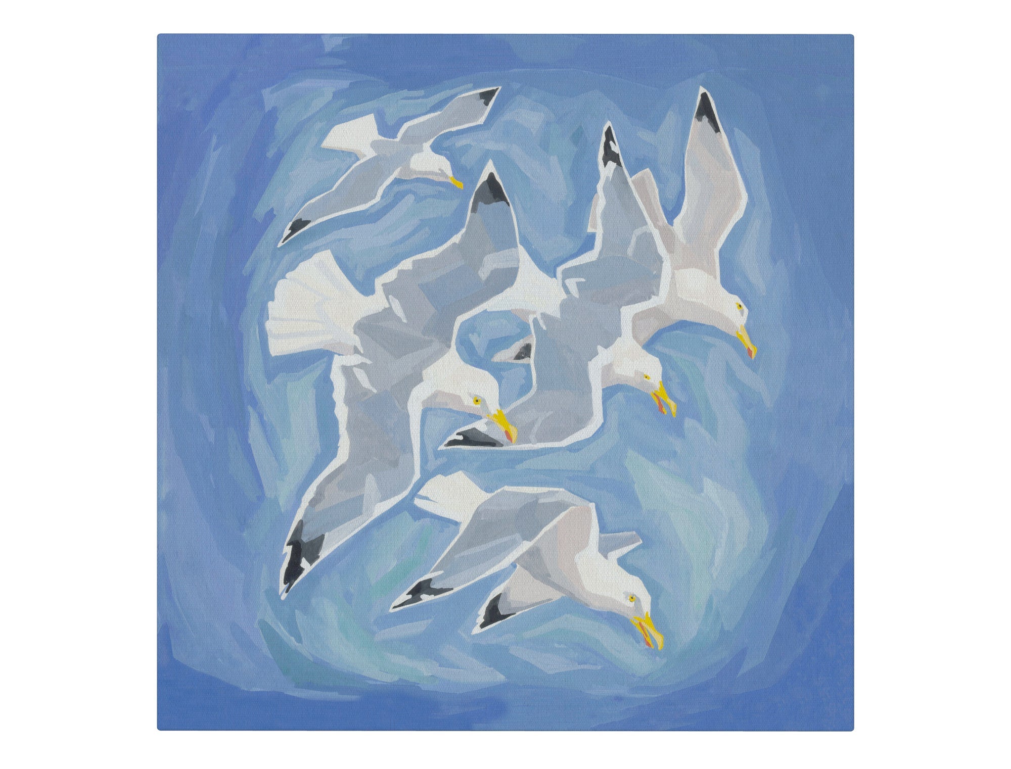Flock of seagulls