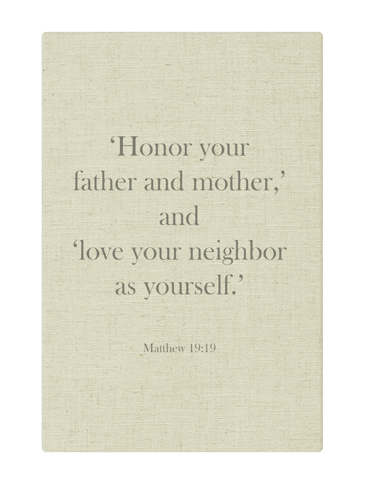 Honor your father