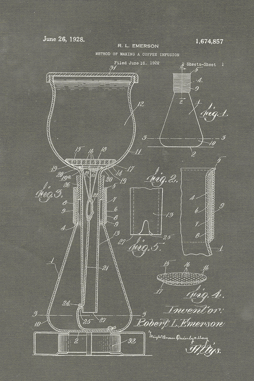 Coffee Infuser chalk finish
