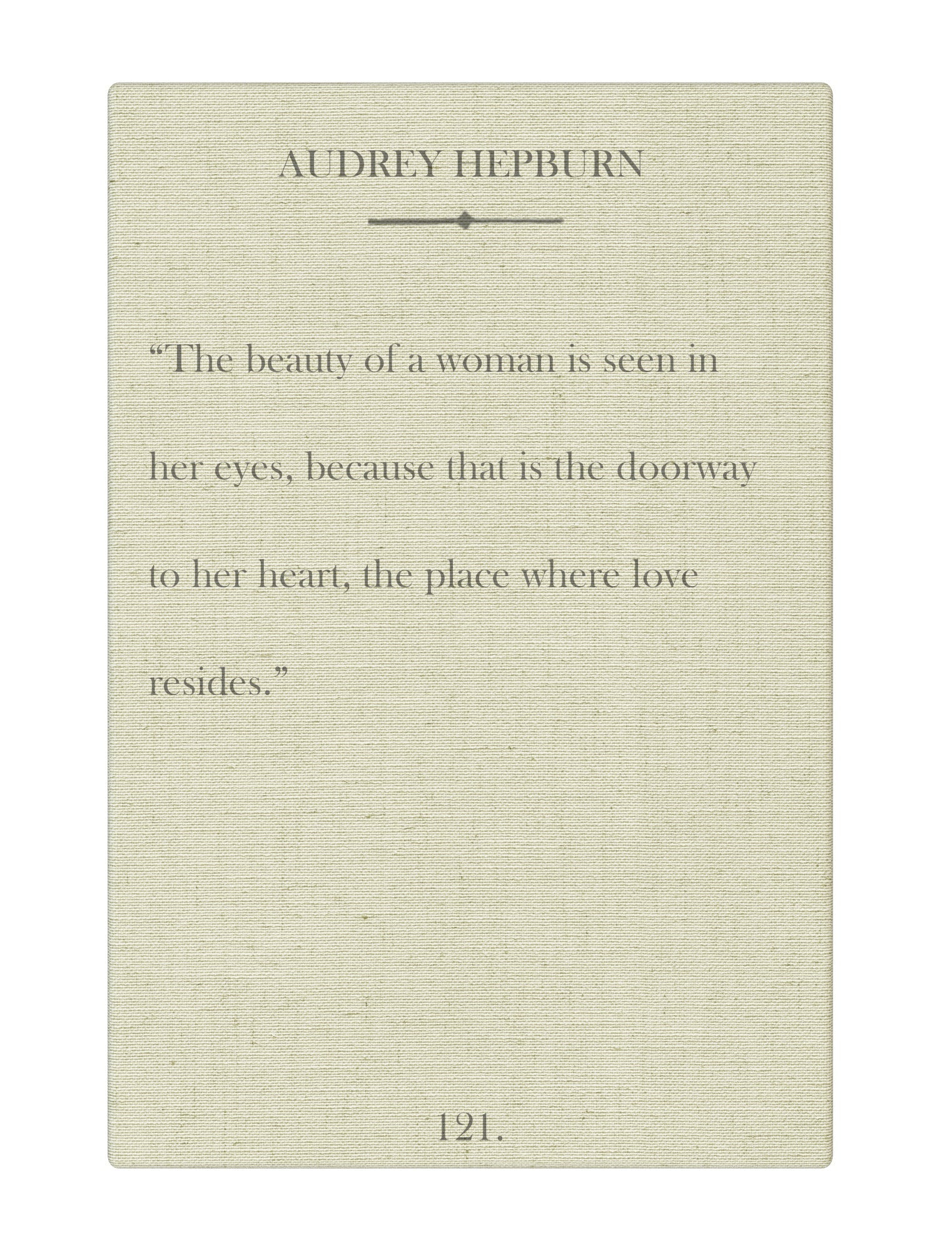 Hepburn Beauty of a Woman