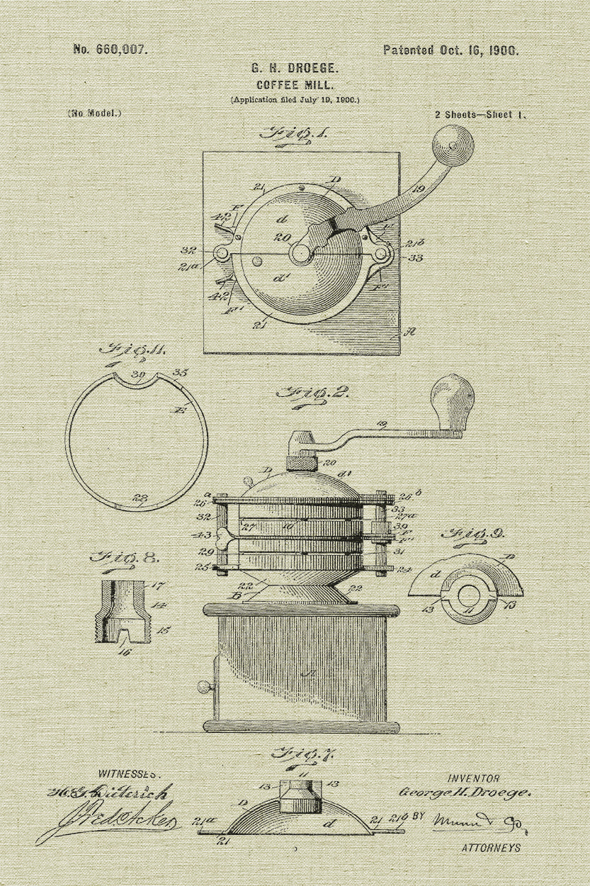 Droege Coffee Mill natural