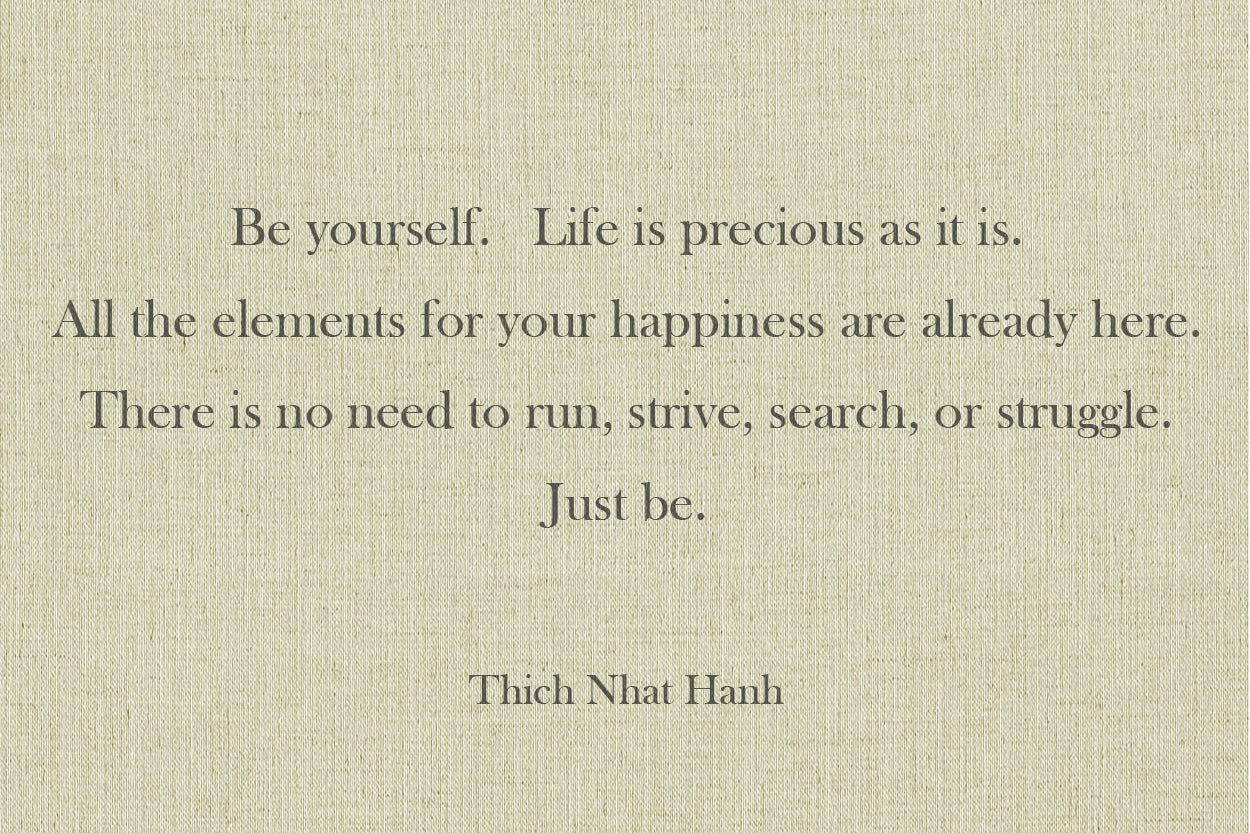 Be Yourself