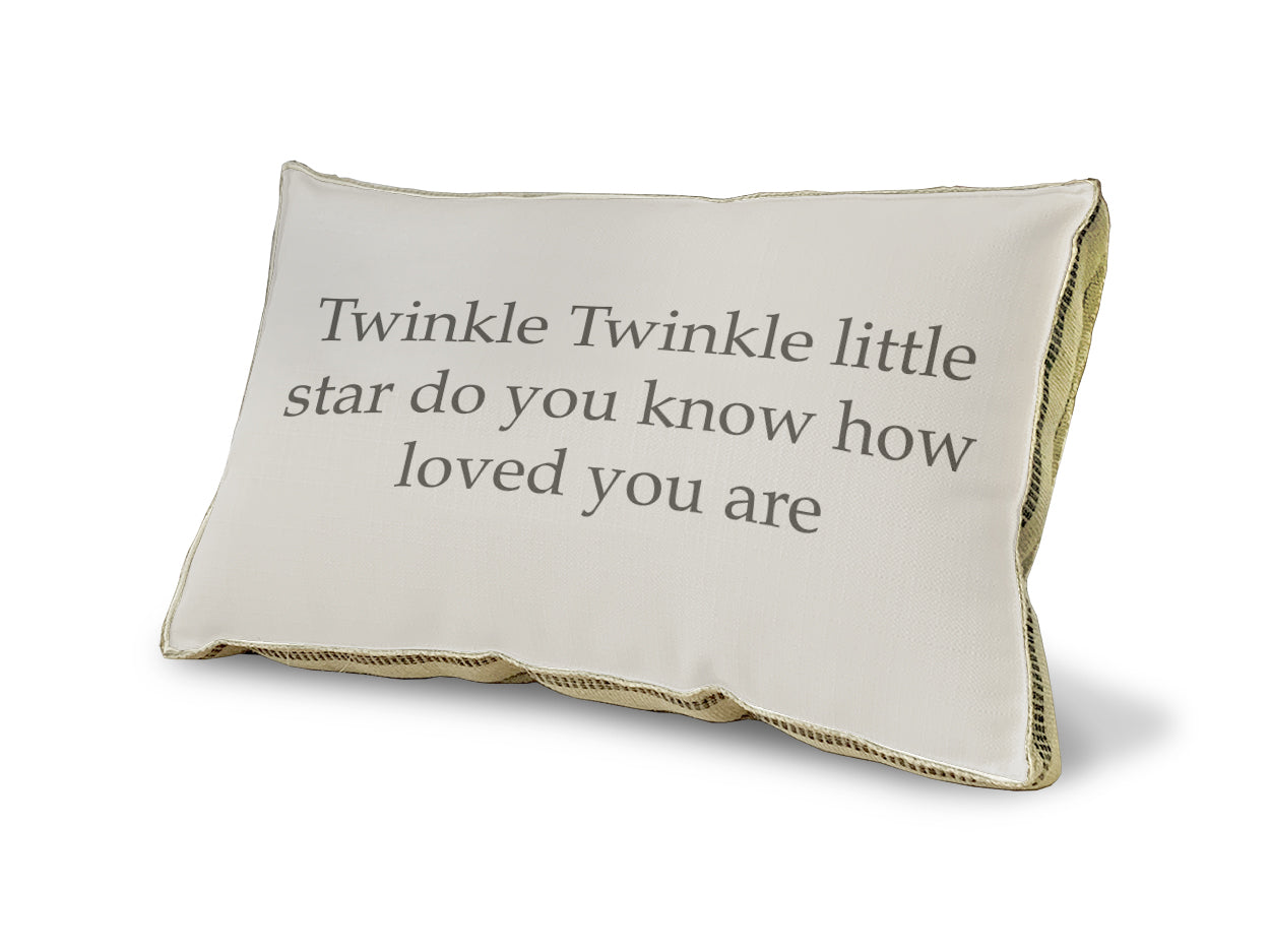 Twinkle Twinkle Little Star pillow
