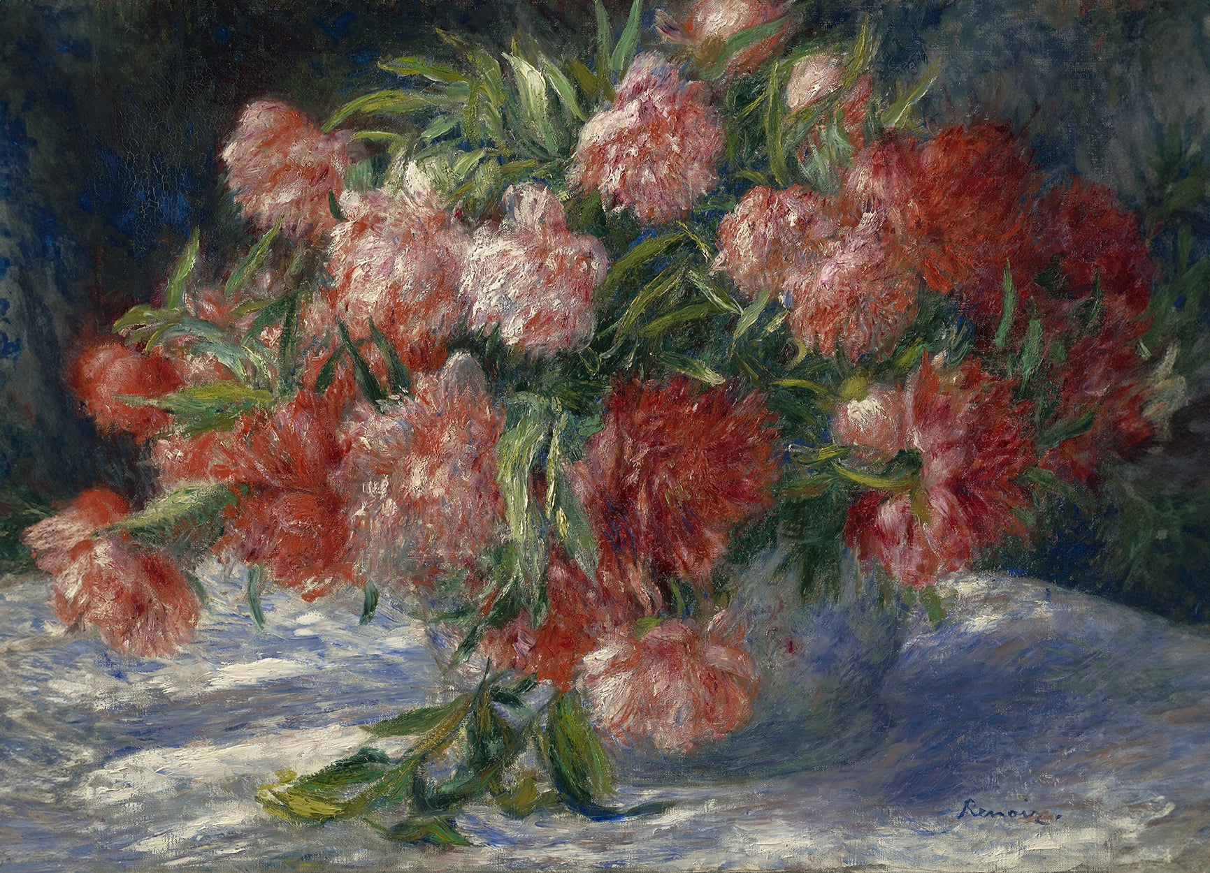 Peonies by Renoir