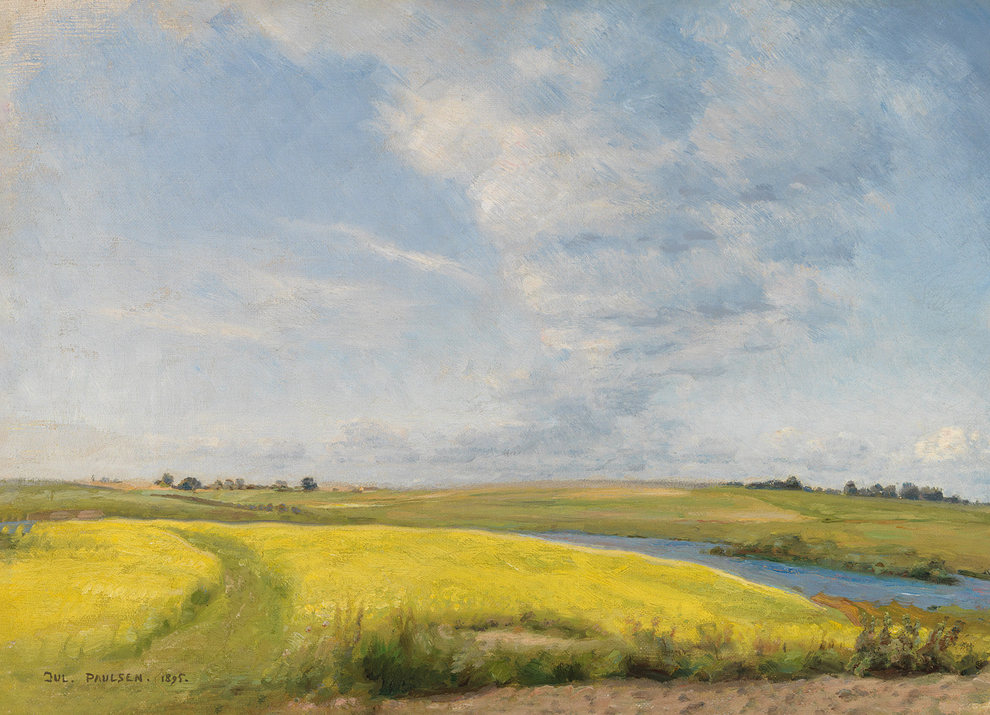 Meadow with Pond