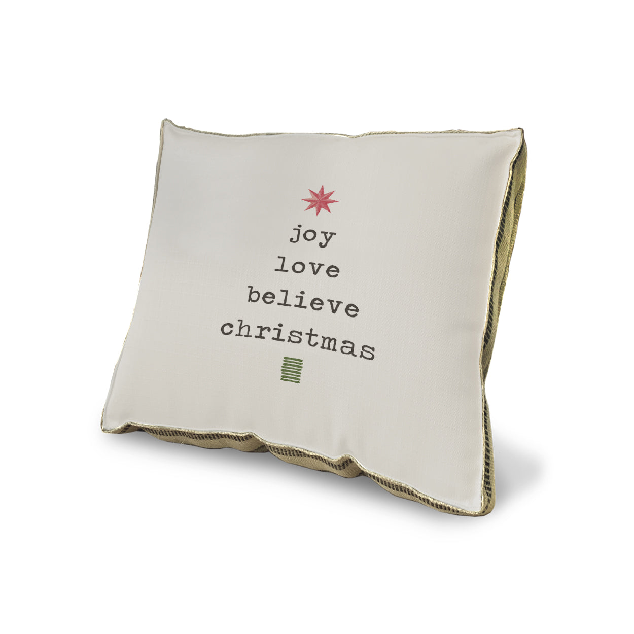 Joy Love Believe pillow