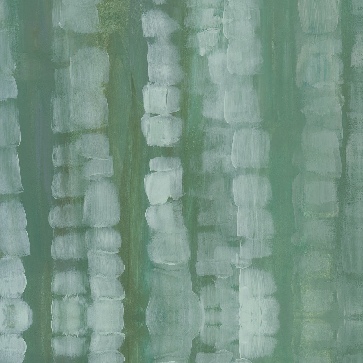 Abstract Birch Green Scape