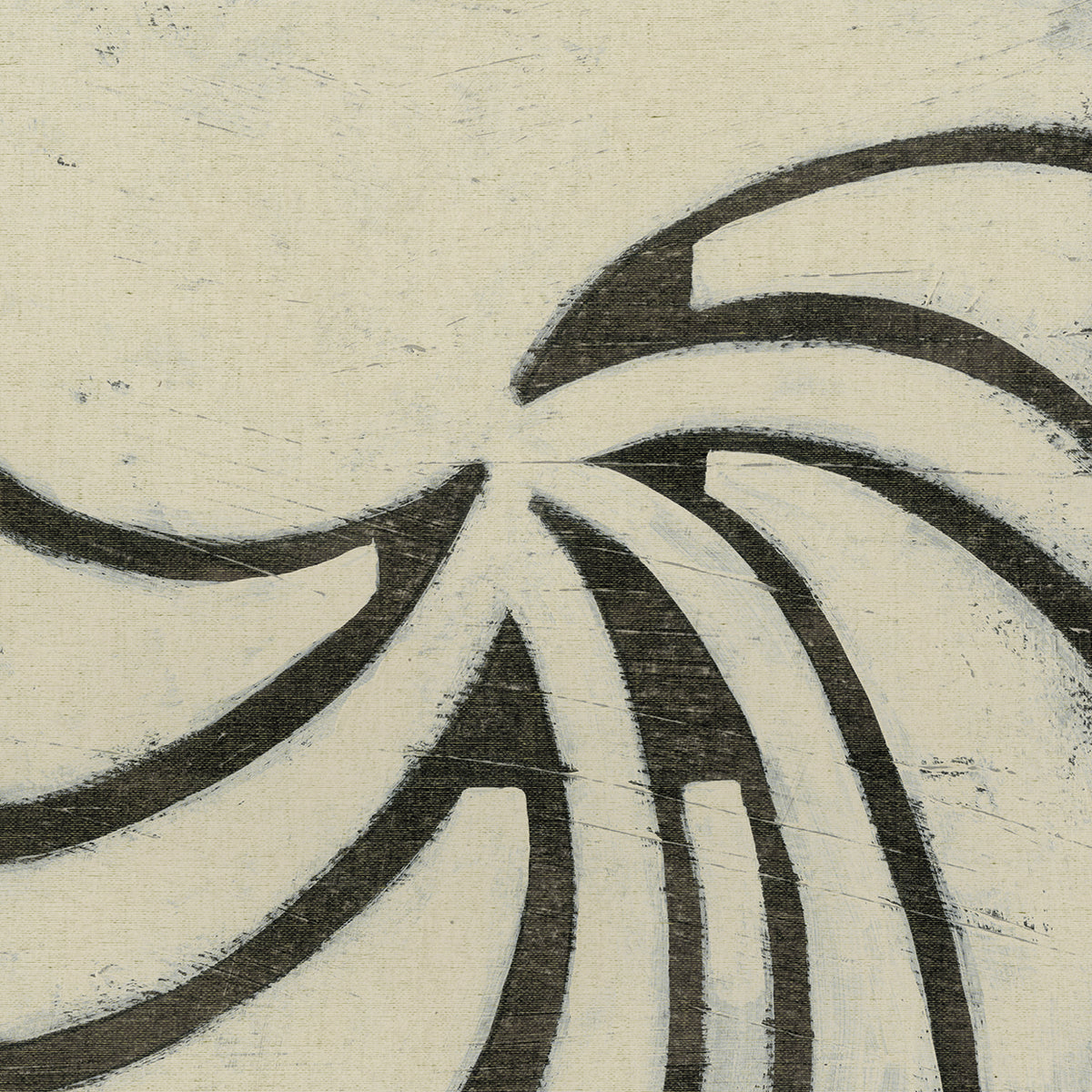 Hieroglyph XII, fabric wall art