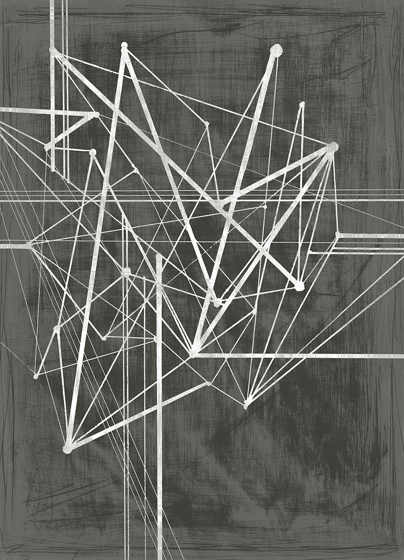 Vertices I, fabric wall art