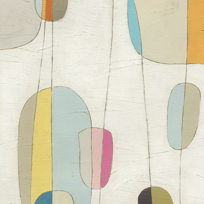 Molecular Motion IV, fabric wall art